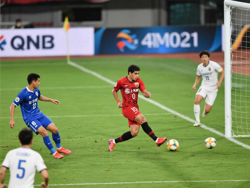 【亚冠】奥斯卡点球扳平魏震红牌离场 海港战平光州1-1